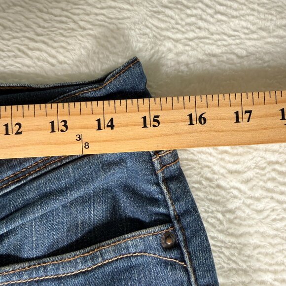 Levis Womens‎ 512 Perfectly Slimming Straight Leg Jeans Blue Mid Rise 10M 30x32 - Picture 9 of 12